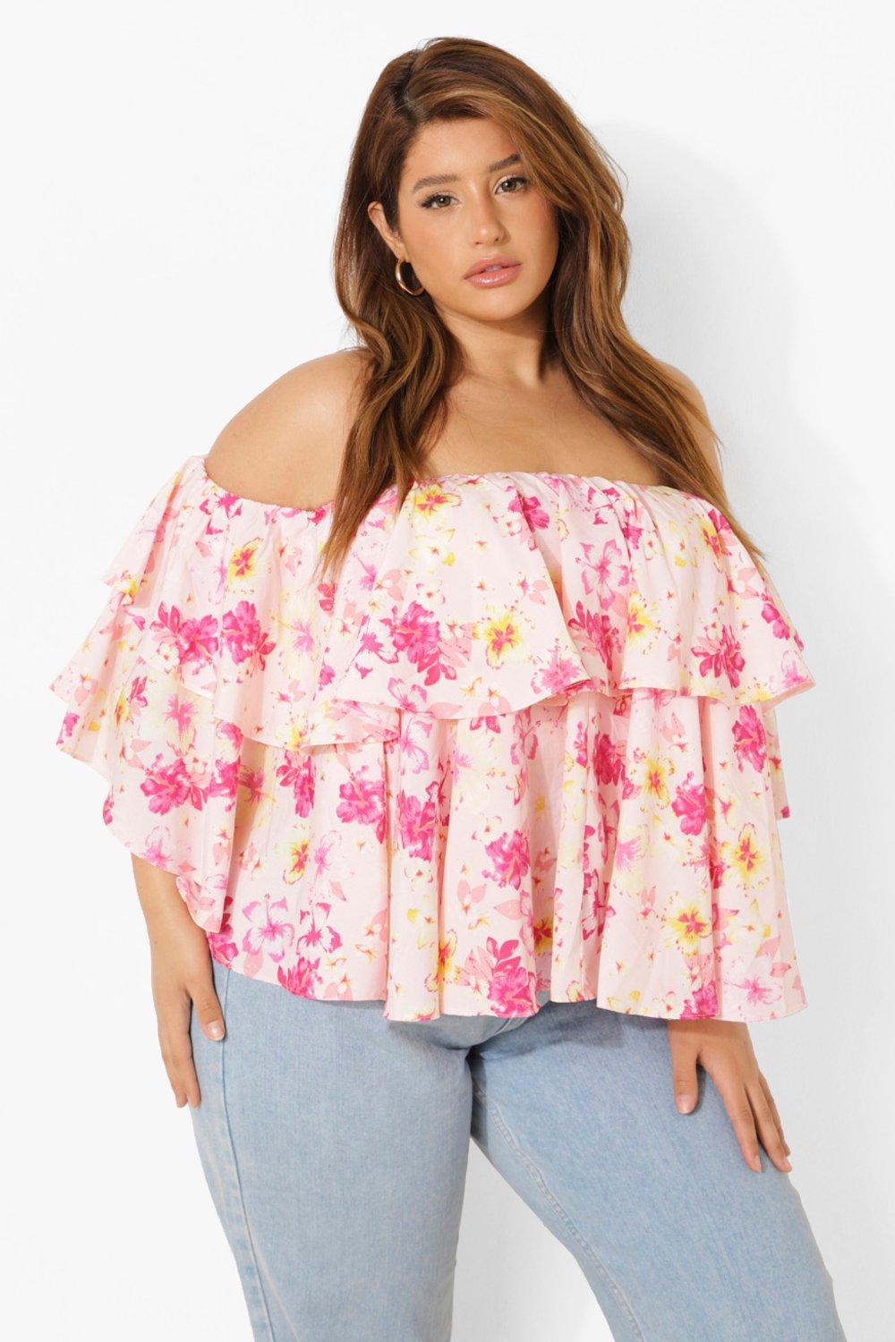 Boohoo bardot online top